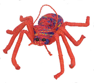 COLORFUL SPIDER ORNAMENT - HAND-MADE BY ARTISAN FROM THE PERUVIAN AMAZON