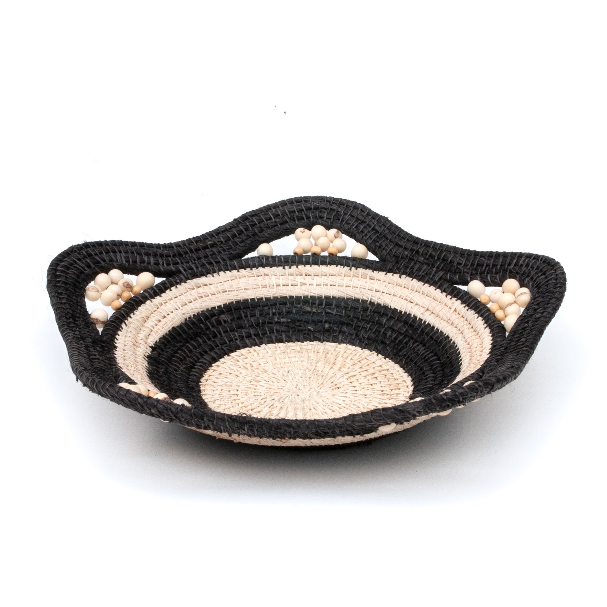 Night and Day Decorative Basket - Fair Trade and Handmade by Peruvian Amazon Artisan