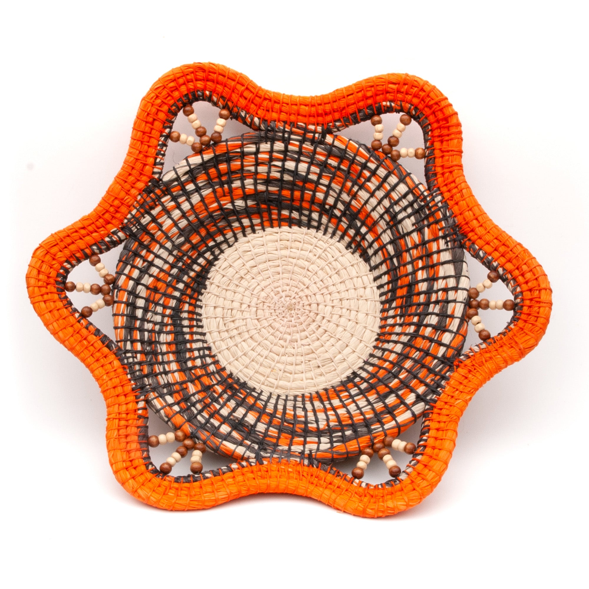 Fall Harvest Decorative Basket - Fair Trade Handwoven by Peruvian Amazon Artisan