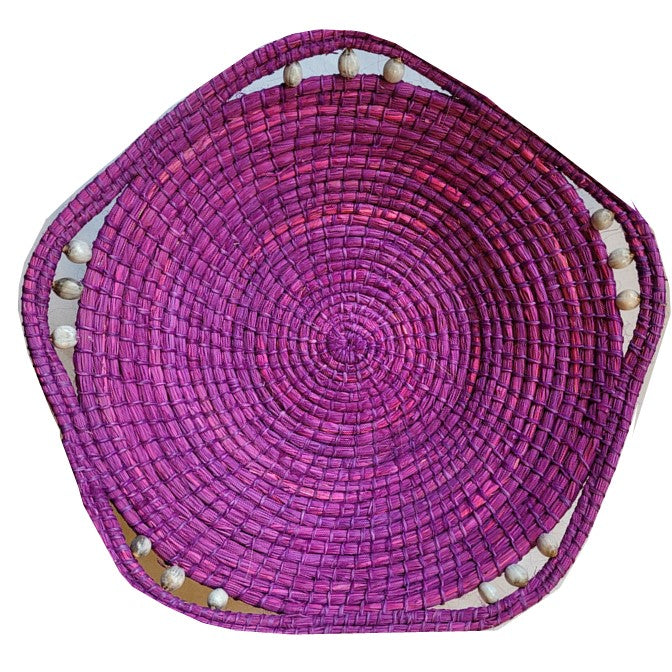 PURPLE CHAMBIRA BASKETS HANDMADE BY PERUVIAN AMAZON ARTISANS