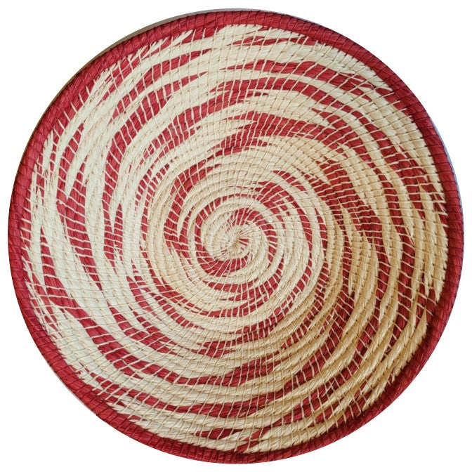 Cherry Swirl - Fair Trade Basket - Handmade by Peruvian Amazon artisan