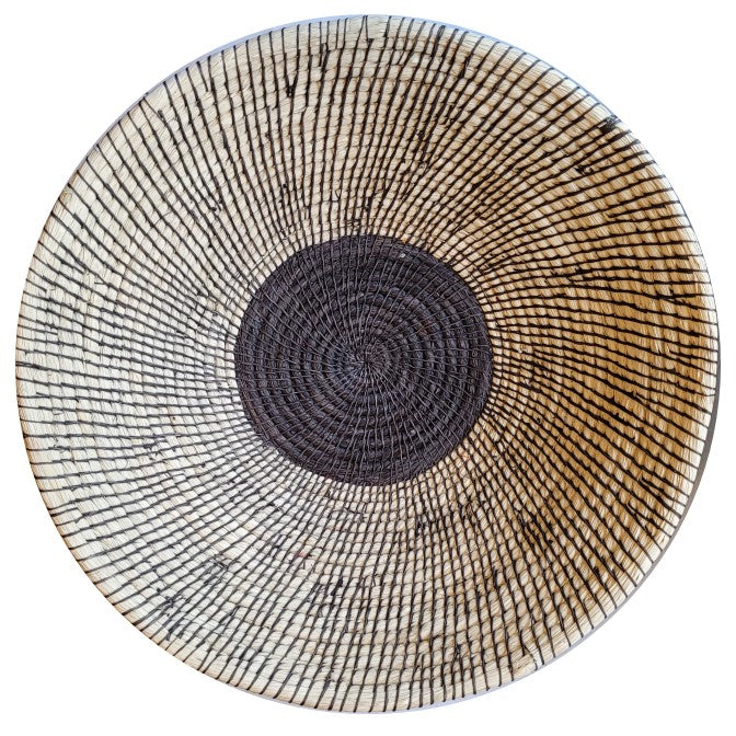 Charcoal Sun - Fair Trade Basket - Handmade by Peruvian Amazon artisan