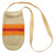 Fair-Trade Bottle Carrier/Wine Tote with orange and yellow bands