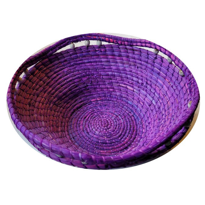 PURPLE CHAMBIRA BASKETS HANDMADE BY PERUVIAN AMAZON ARTISANS