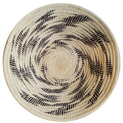 Chocolate and Charcoal Swirls - Fair Trade Basket - Handmade by Peruvian Amazon artisan - Amazon Ecology
