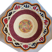 Beaded Scallops - Fair Trade Basket - Handmade by Peruvian Amazon artisan - Amazon Ecology