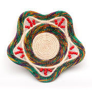 Vibrant Forest - Chambira Palm Fiber Basket - Fair Trade Handmade by Peruvian Amazon Artisan - Amazon Ecology