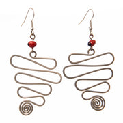 Silver Wire Earrings with Fun Designs - Amazon Ecology