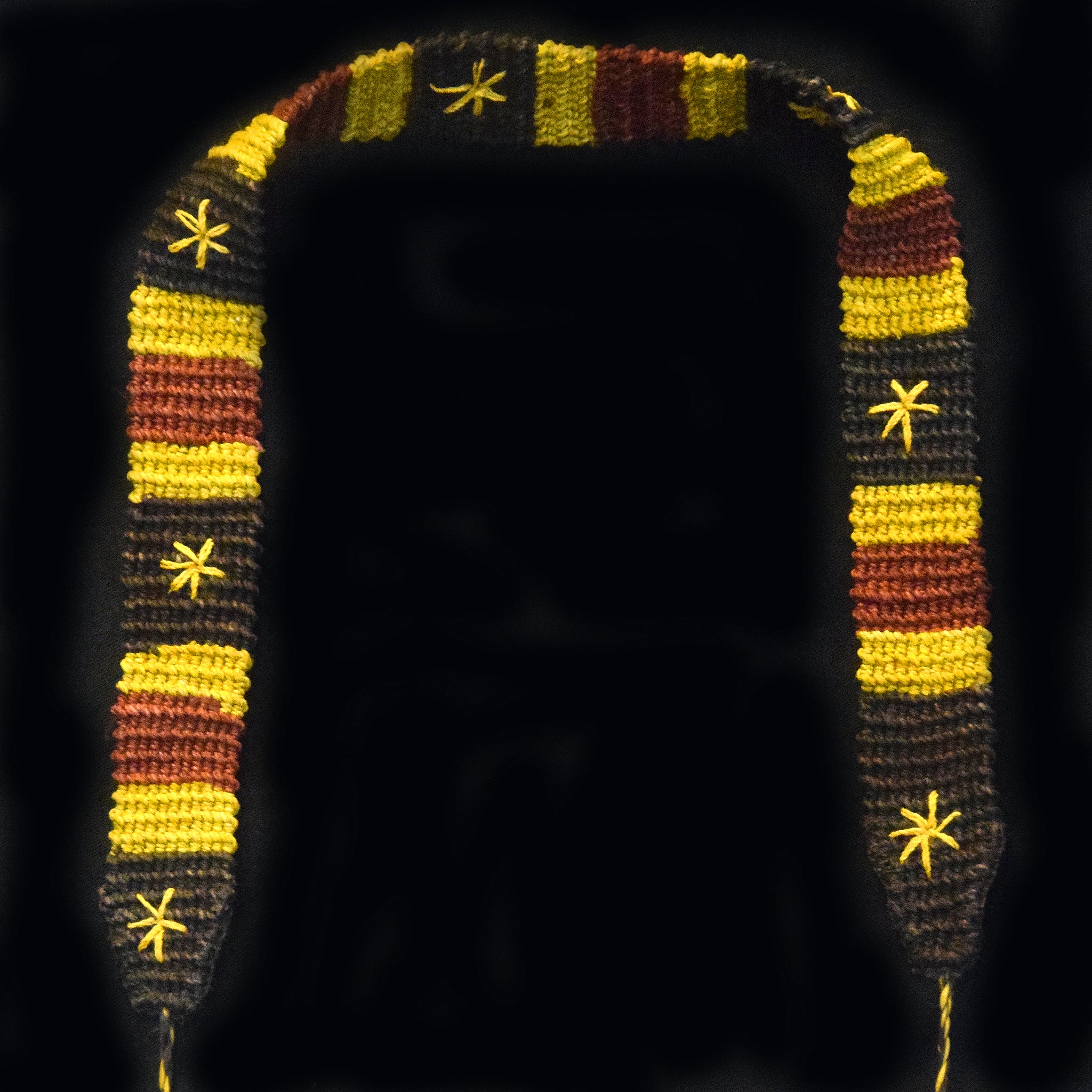 Fair-trade Hand-made Hat band - coral snake patterns - made by Peruvian Amazon artisans - Amazon Ecology