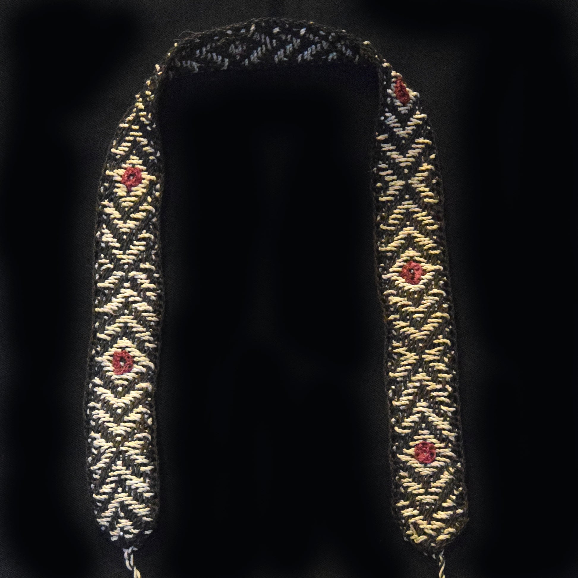 Anaconda pattern Fair-trade Woven Hat band - hand made by Peruvian Amazon artisan - Amazon Ecology