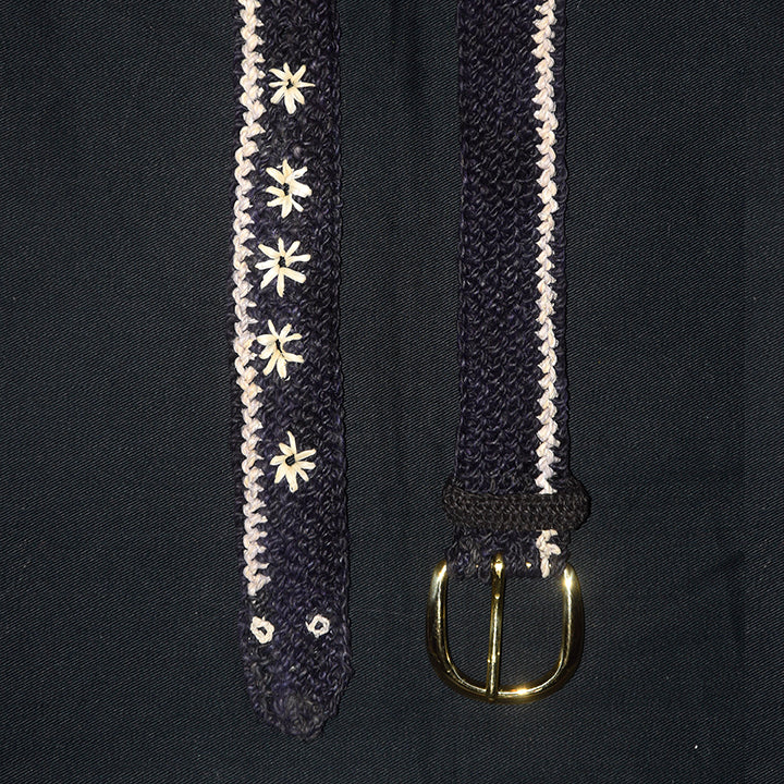 FAIR -TRADE HAND-MADE BELT - AFANINGA SNAKE PATTERN- WOVEN BY PERUVIAN AMAZON ARTISAN - Amazon Ecology