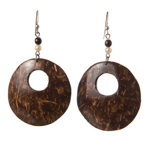 Coconut Shell Earrings, Variety of Designs