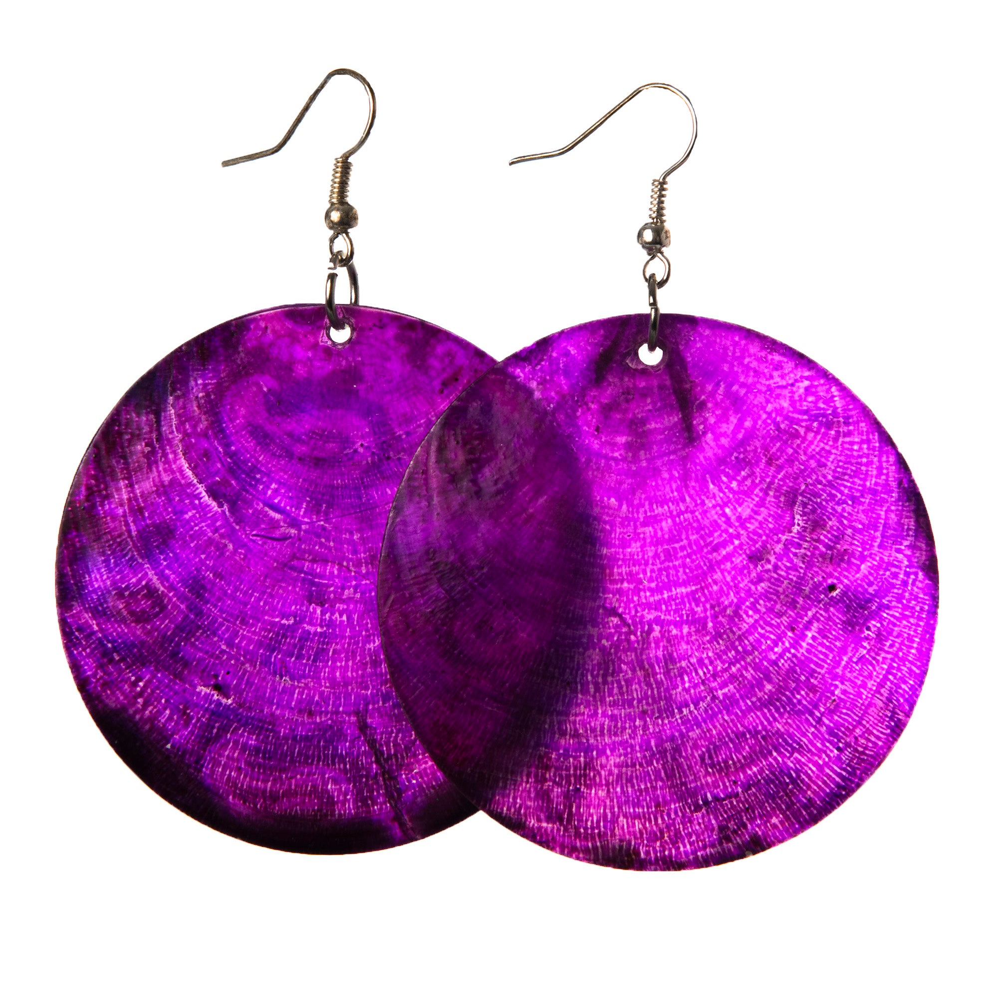 Circular Nakar Shell Earrings