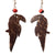 Coconut Shell Earrings, Variety of Designs
