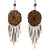 Sapo Huasca and Rainforest Vine Earrings, Large Size