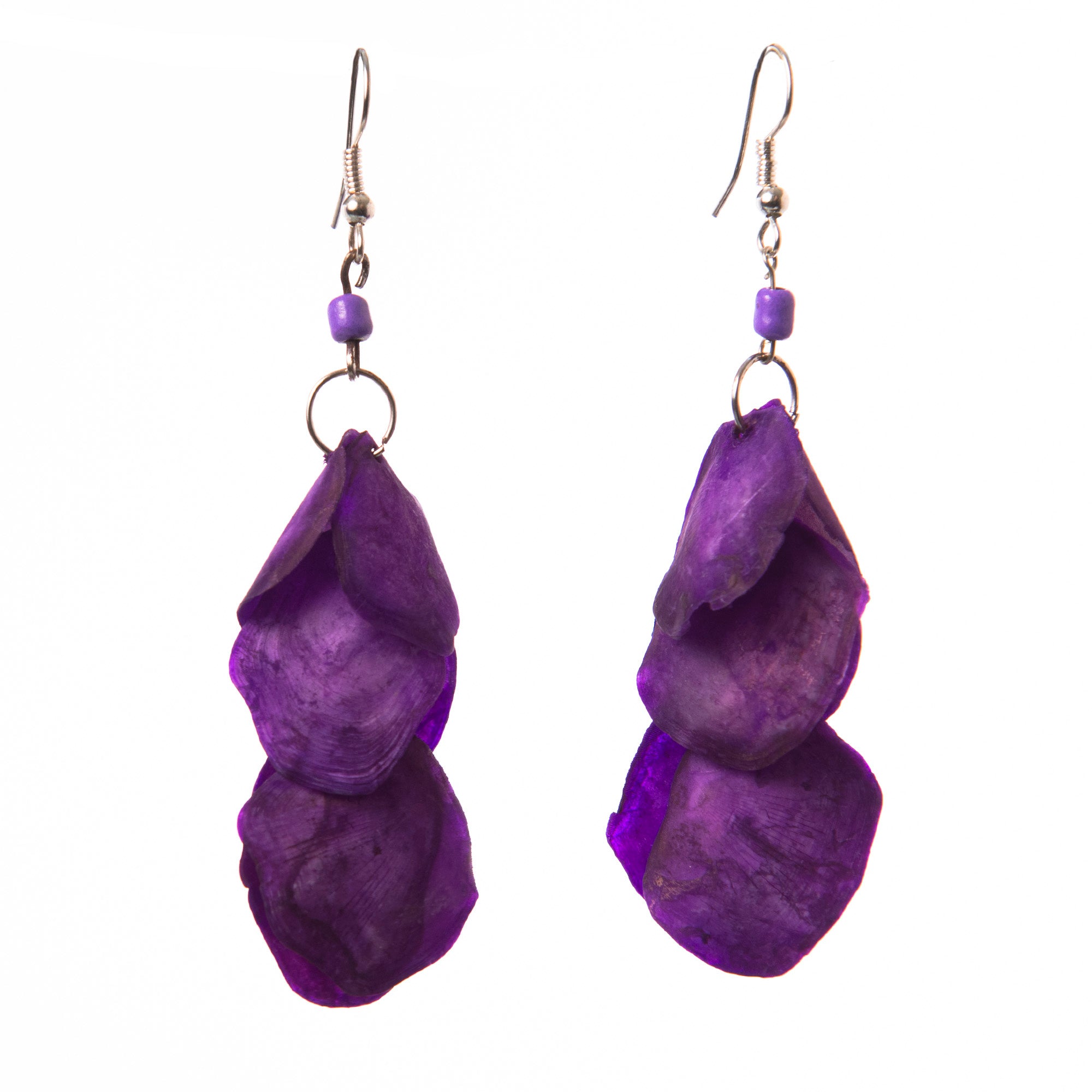 Cascading Arawana Fish Scales Earrings