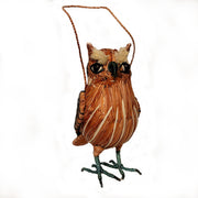 PYGMY OWL BIRD FAIR -TRADE ORNAMENT AND DECORATION- WOVEN BY PERUVIAN AMAZON ARTISAN - Amazon Ecology